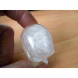Crâne Cristal de Roche Naturel – Sculpture Quartz