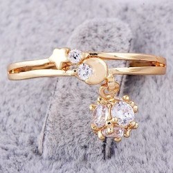 Bague or jaune rempli 10Ct