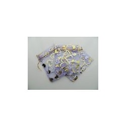 8x Pochettes cadeaux en "organza" : 8