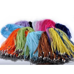 Tour de cou en organza et coton ciré - Différentes couleurs disponibles