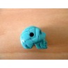 Pendentif Crâne Turquoise – Skull en Pierre