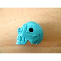 Pendentif Crâne Turquoise – Skull en Pierre
