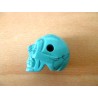 Pendentif Crâne Turquoise – Skull en Pierre