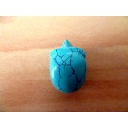 Pendentif Crâne Turquoise – Skull en Pierre