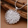 Coeur en dentelle Argent .925 - Collier pendentif élégant||Coeur en dentelle Argent .925 - Collier pendentif élégant