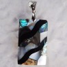 Pendentif en ABALONE / PAUA superbement monté