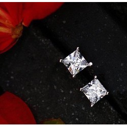  Cristal||Unisexe : Boucles d'oreilles clou