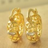 Or 9ct pour ces boucles d'oreilles magnifiques - Créoles ajourées