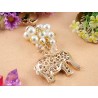  porte-clés "ELEPHANT PERLES" strass.||Bijou de sac