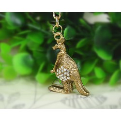  porte-clés "KANGOUROU" strass.||Bijou de sac