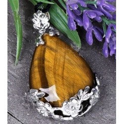 Pendentif OEIL DU TIGRE||Pendentif OEIL DU TIGRE