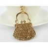  porte-clés  " SAC BOURSE " strass||Bijou de sac