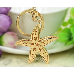  porte-clés  " ETOILE DE MER " strass||Bijou de sac