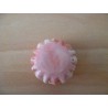 Fleur coquillage rose percée – 4,2 cm
