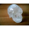 Crâne Cristal de Roche Naturel – Sculpture Quartz