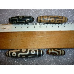  tibetain - 9 yeux tibetan.||DZI -Perle sacrée ancienne