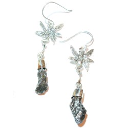 Boucles d’Oreilles Météorite Campo del Cielo Argent 925