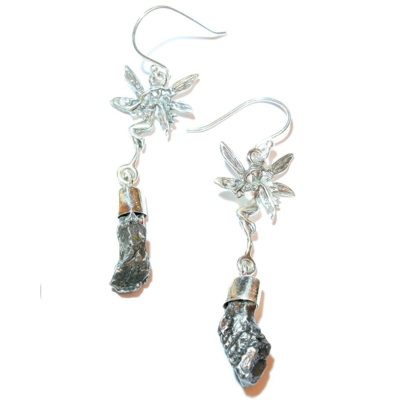 Boucles d’Oreilles Météorite Campo del Cielo Argent 925