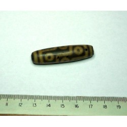  tibetain - 9 yeux tibetan.||DZI -Perle sacrée ancienne