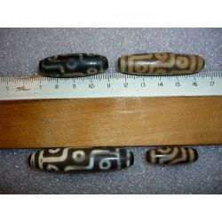  tibetain - 9 yeux tibetan.||DZI -Perle sacrée ancienne