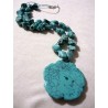 Collier Turquoise Pièce Unique – Fait Main Argent 925