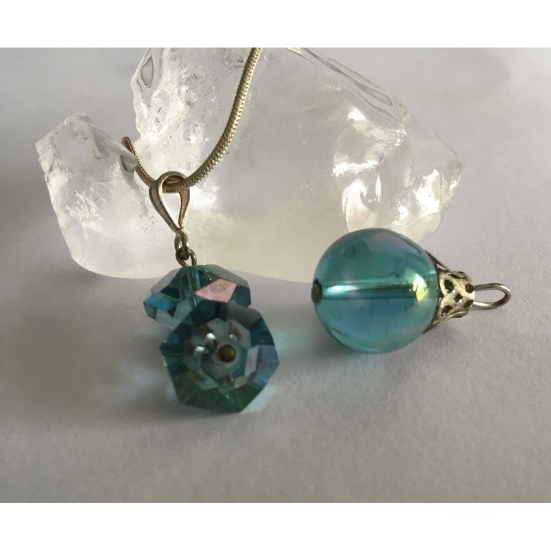 Pendentif en Aqua Aura