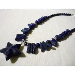Collier Lapis-Lazuli Étoile – Pièce Créateur Unique
