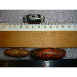  tibetain - 9 yeux - tibetan.||Superbe - DZI -Perle sacrée ancienne