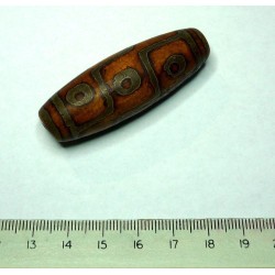  tibetain - 9 yeux - tibetan.||Superbe - DZI -Perle sacrée ancienne