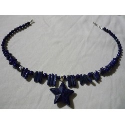 Collier Lapis-Lazuli Étoile – Pièce Créateur Unique