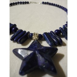 Collier Lapis-Lazuli Étoile – Pièce Créateur Unique