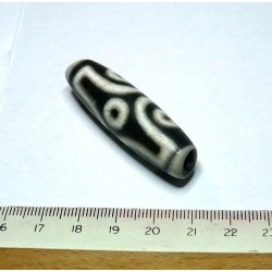  tibetain - 6 yeux - tibetan.||DZI -Perle sacrée ancienne