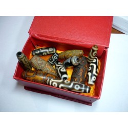  tibetain - Tibet - perle du ciel||DZI -Perle sacrée ancienne