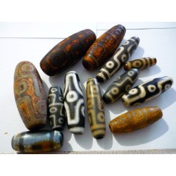  tibetain - Tibet - perle du ciel||DZI -Perle sacrée ancienne