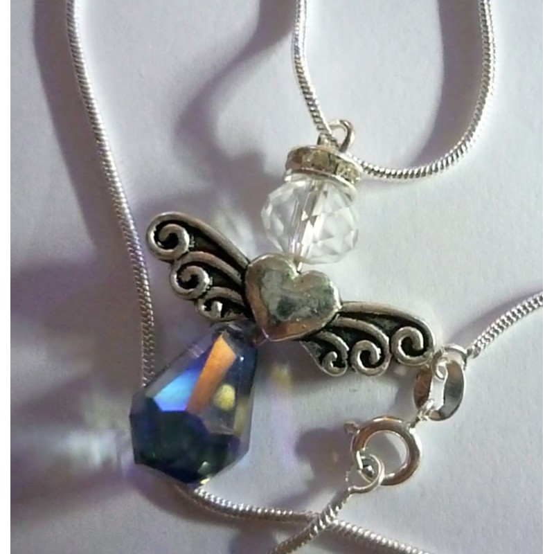 Ange Gardien en Cristal Swarowski multicolore