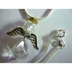 Ange Gardien en Cristal Swarowski aurore boreale A.B.