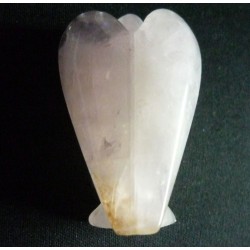  en Quartz rose - Pierre d'Amour inconditionnelle||Ange sculpté main