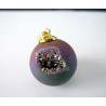 Pendentif Géode d’Agate Druzy Titanisée Multicolore