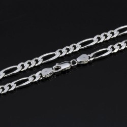 Chaîne maillon FIGARO argent 925||Chaîne maillon FIGARO argent 925
