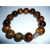 Bracelet Œil de Tigre Naturel 14 mm