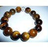 Bracelet Œil de Tigre Naturel 14 mm