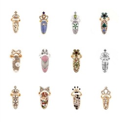 Bague d'ongle : Idéal pour les spécialistes professionnels des ongles Nail Art ou débutants.
Compatible avec les ongles naturel