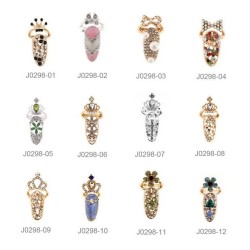 Bague d'ongle Idéal pour les spécialistes professionnels des ongles Nail Art ou débutants.Compatible avec les ongles naturels