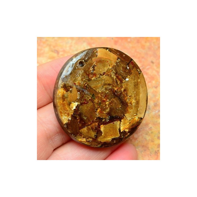 Pendentif pierre reconstituee||Pendentif pierre reconstituee