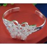 bracelet papillon argent 925 cisele bijou femme
