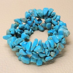 Bracelet Chips howlite turquoise