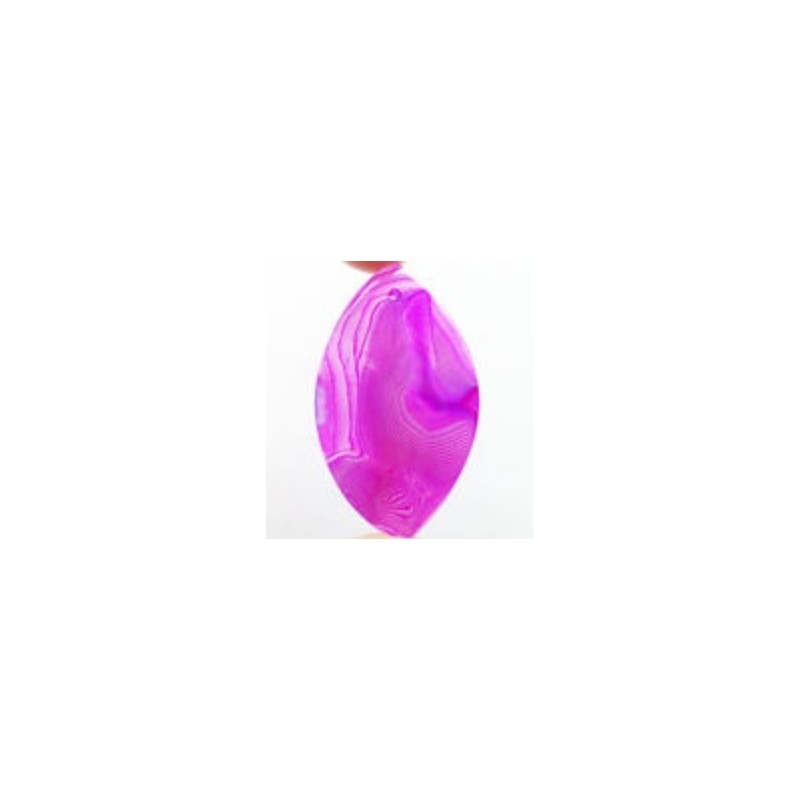 Pendentif en agate rose monté avec sa bélière||Pendentif en agate rose monté avec sa bélière
