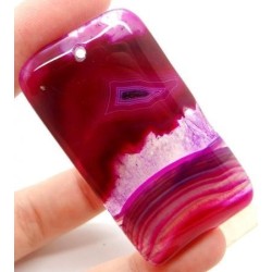 Pendentif AGATE ROUGE superbe monté avec un anneau||Pendentif AGATE ROUGE superbe monté avec un anneau