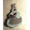 Pendentif Tourmaline Noire Argent 925 – Pièce Créateur