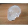 Crâne Cristal de Roche Naturel – Sculpture Quartz